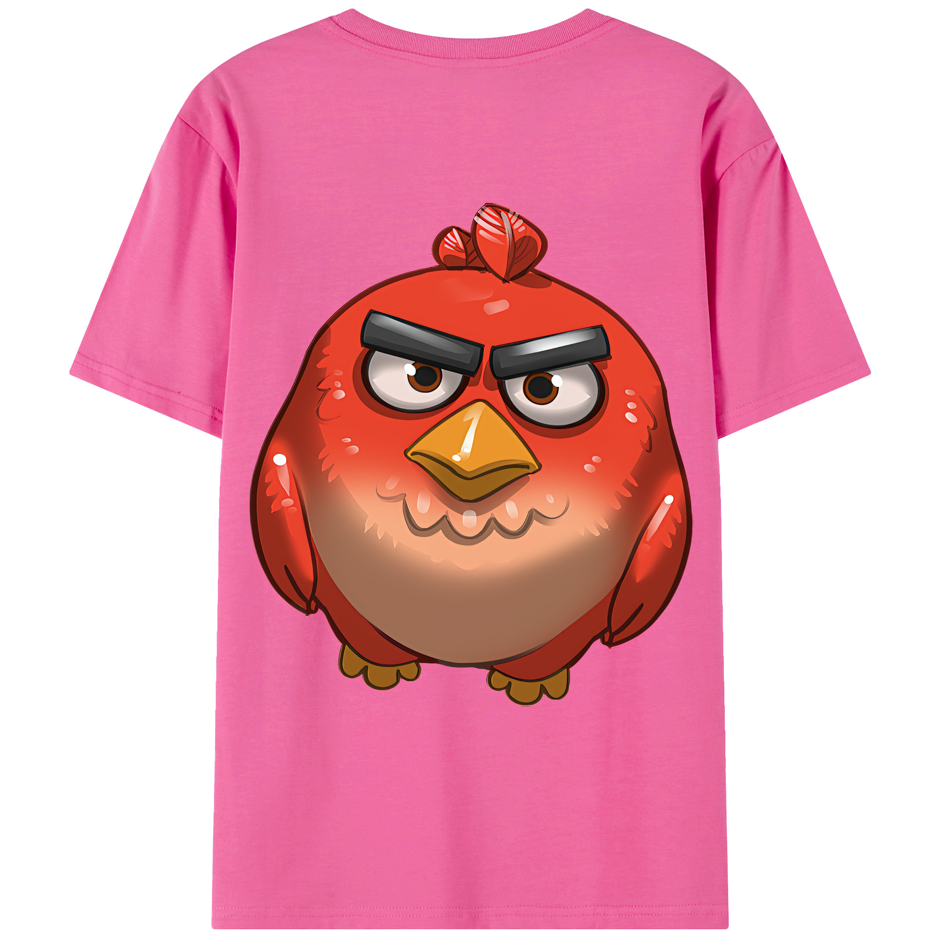 （画像用） Angry Birds アングリーバード レディース半袖Tシャツ(バックプリント)